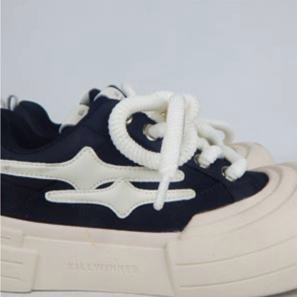Killwinner Womens Smile Life Series Platform Sneakers Black White Size 6.5 - Picture 4 of 9